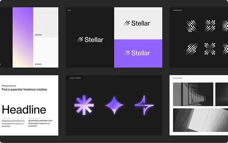Stellar brand identity system